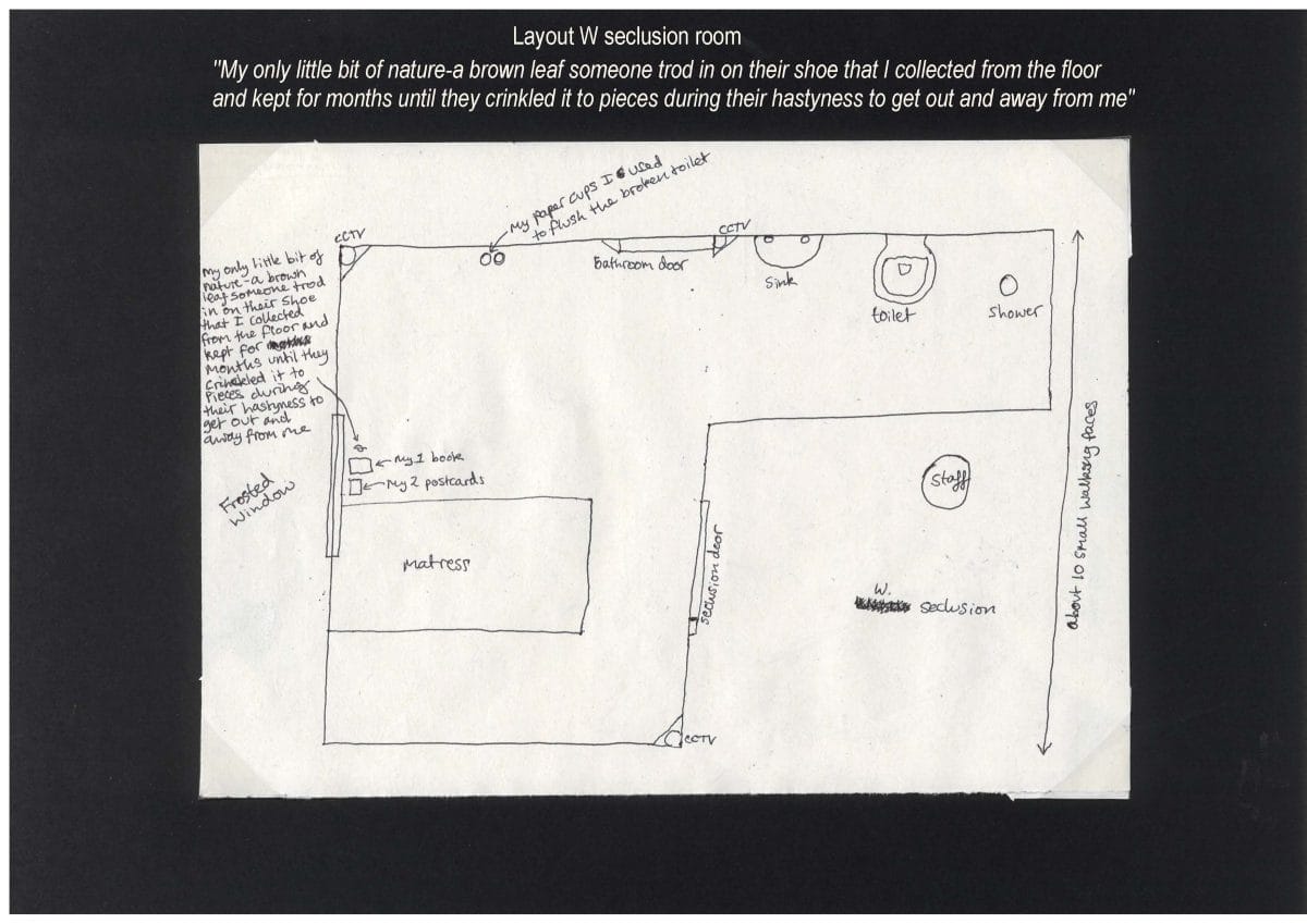 Layout W Seclusion Room